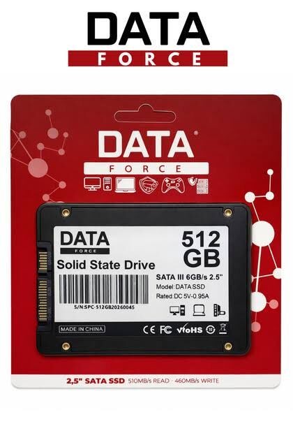 DATA FORCE 512 GB SOLİD STATE DRİVE 2.5'' SATA SSD
